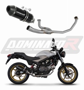 Honda VTR 250 2009 - 2015 Пълна система Колектор ауспух Заглушител HP3 BLACK + dB killer