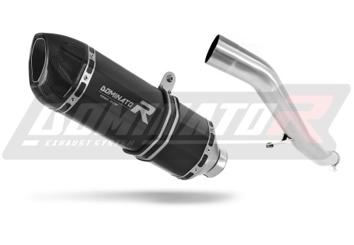 ауспух заглушител DOMINATOR HP1 черен подходящо за мотоциклет Kawasaki GTR 1400 2007 - 2009 2