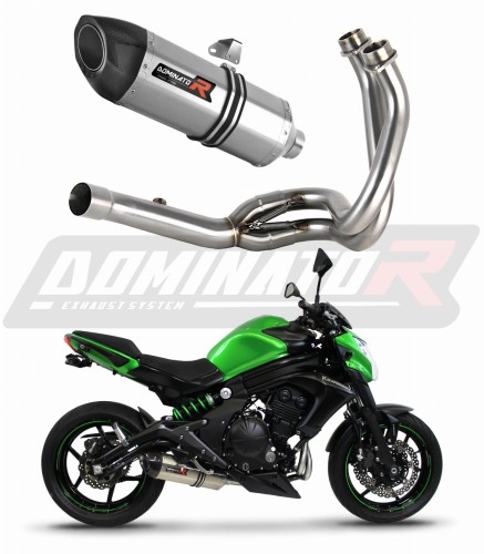 ER 6 N / F 650 ИЗПУСКАТЕЛНА СИСТЕМА ПЪЛЕН КОМПЛЕКТ Kawasaki Колектор Изпускател Ауспух Спортен ауспух Заглушител Изпускателна система Заглушител HP5 2