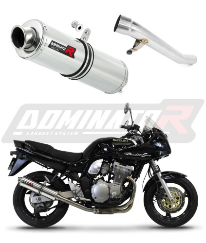 ауспух заглушител DOMINATOR кръгъл подходящо за мотоциклет Suzuki GSF BANDIT N / S 600 1995 - 1
