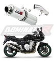 ауспух заглушител DOMINATOR кръгъл подходящо за мотоциклет Suzuki GSF 650 BANDIT N / S 2007