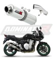 ауспух заглушител DOMINATOR кръгъл подходящо за мотоциклет Suzuki GSF 1250 N / S BAND