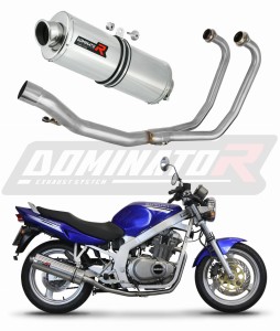 Suzuki GS 500E 1989 - 2009 Цяла система Колектор ауспух Заглушител OV + dB killer medium