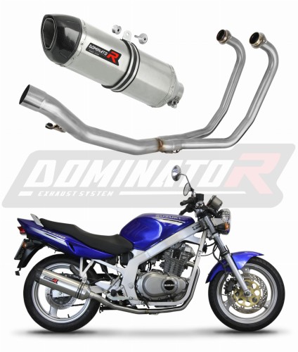 Suzuki GS 500E 1989 - 2009 ИЗПУСКАТЕЛЕН Колектор Цяла Система Заглушител Спортен Заглушител Изпускателна Система HP1 Dominator x