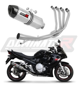 Suzuki GSXF 650 2007 - 2016 Цялостна система Колектор ауспух Заглушител HP1 + dB killer
