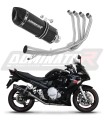 Suzuki GSX 650 F 2007-2016 Dominator Цялостна изпускателна система Ауспух Колектор Заглушител HP1 BLACK x