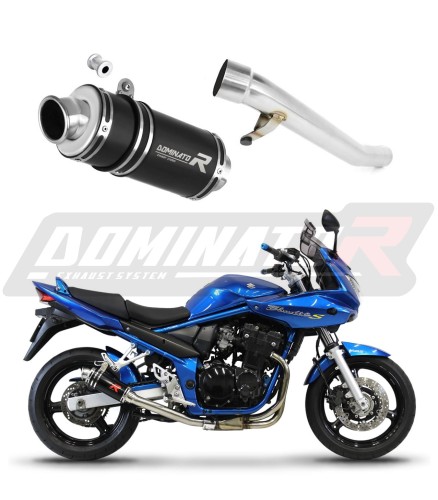 ауспух заглушител DOMINATOR GP1 черен подходящо за мотоциклет Suzuki GSF 65