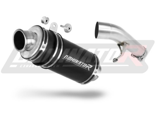 ауспух заглушител DOMINATOR GP1 черен подходящо за мотоциклет Suzuki GSX 1250 FA 2010 - 2016 3