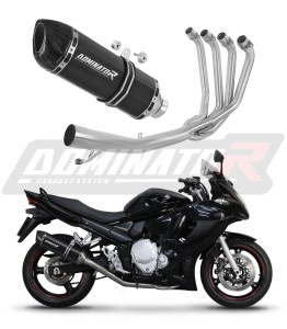 Suzuki GSX 1250 FA 2010 - 2016 Цяла система Колектор ауспух Заглушител HP1 BLACK + dB killer
