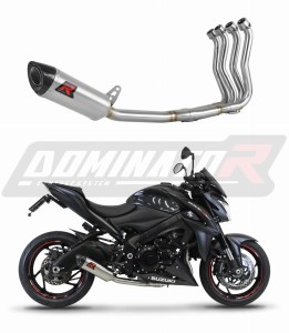 Suzuki GSX-S 1000 / F 2015 - 2020 Low Level цялостна система изпускателен колектор ауспух заглушител HP8 + dB killer medium