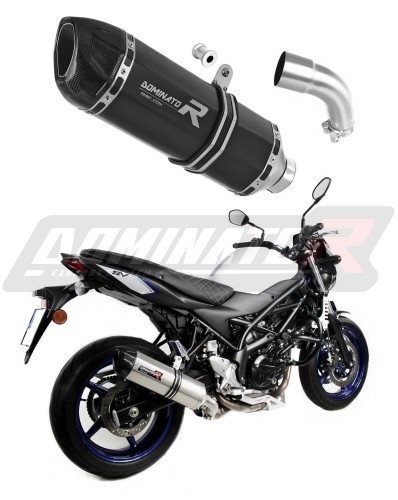 ауспух заглушител DOMINATOR HP1 черен подходящо за мотоциклет Suzuki SV 650 2016 - 2023 3
