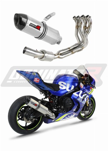 Suzuki GSXR 1000 2017 -2021 Цялостна изпускателна система Заглушител Колектор Изпускател HP 1 DOMINATOR x