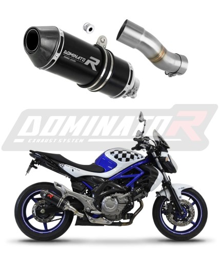 ауспух заглушител DOMINATOR HP3 черен подходящо за мотоциклет Suzuki SFV 650 GLADIUS 2009 - 2015 6