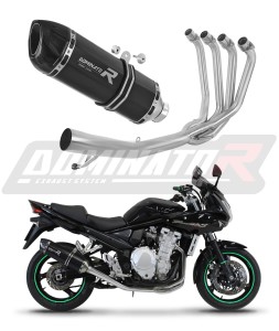 Suzuki GSF 1250 N / S BANDIT 2007 - 2016 Цялостна система Изпускателен колектор Заглушител HP1 BLACK + dB killer medium
