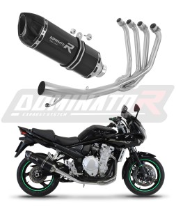 Suzuki GSF 650 BANDIT N / S 2007 - 2016 Пълна система Колектор ауспух Заглушител HP1 BLACK + dB killer medium
