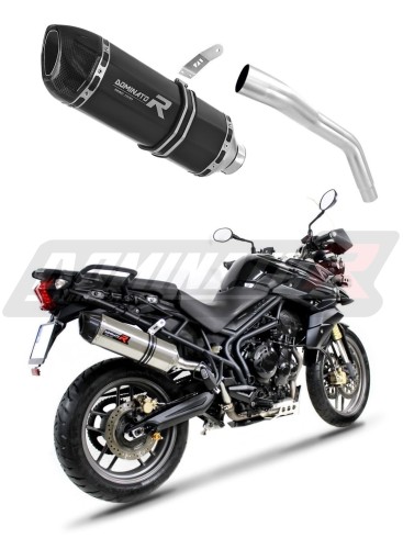 ауспух заглушител DOMINATOR HP1 черен подходящо за мотоциклет Triumph TIGER 800 XC XR 2015 - 2017 3