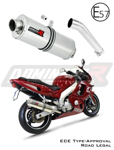 YZF 600 R Thundercat Хомологиран ECE сертификат за тип - Легален за улицата ИЗПУСКАТЕЛЕН Yamaha Ауспух Спортен ауспух Заглушител Изпускателна система 