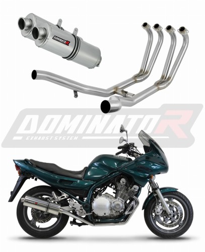 Yamaha XJ 900 Diversion 1994-2003 Мотоциклетен ауспух Dominator Цялостна система Колектор Заглушител Изпускателна система OV x