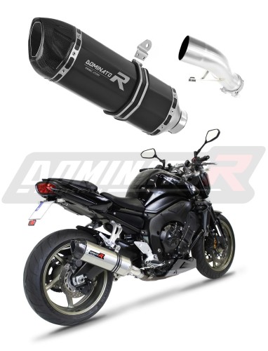 ауспух заглушител DOMINATOR HP1 черен подходящо за мотоциклет Yamaha FZ1 FAZER 1000 2006 - 2015 3