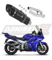 FJR 1300 Yamaha Глушител Ауспух Спортен ауспух Заглушител Карбонов накрайник HP1 BLACK DOMINATOR Изпускателна система x