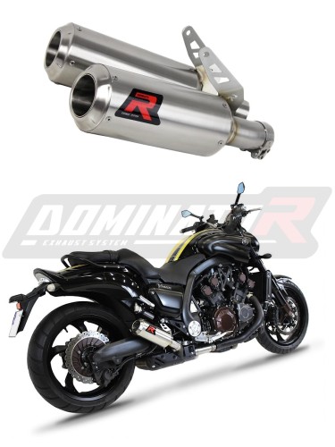 ауспух заглушител DOMINATOR GP подходящо за мотоциклет Yamaha V MAX 1700 2009 - 2019 6