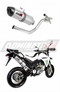 XT 660 X ауспух Гърне HP1 + страничен колектор 2004 - 2016 + dB killer medium