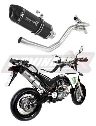 ауспух заглушител DOMINATOR HP1 черен подходящо за мотоциклет Yamaha XT 660 X 2004 - 2016 5