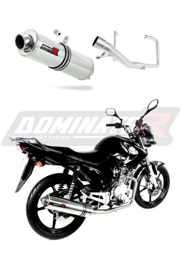 YBR 125 АУСПУХ Yamaha Заглушител Спортен Ауспух Силенцер Изпускателна система Ауспух КРЪГЪЛ 2009 - 2018 DOMINATOR x