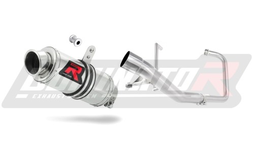 пълна изпускателна система със заглушител DOMINATOR Full System GP1 подходящо за мотоциклет Yamaha YBR 125 2000 - 2008 3