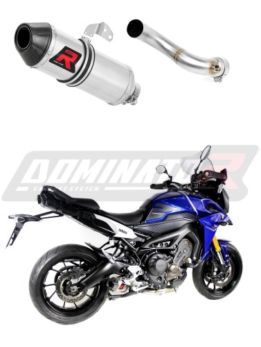 MT-09 TRACER АУСПУХ Yamaha Заглушител Спортен заглушител Карбонов накрайник HP3 2015 - 2019 DOMINATOR x