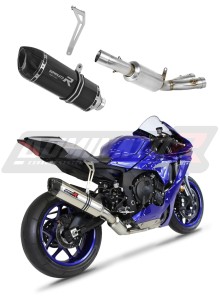 Yamaha YZF R1 1000 RN65 2020 - 2024 Изпускателна система RACE ауспух Заглушител HP1 BLACK + dB killer medium