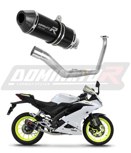 Yamaha YZF R125 2019 -2021 Цялостна изпускателна система Ауспух Auspuff Sportauspuff Заглушител Echappement Silencieux Scarico Scarichi Escape Колекто
