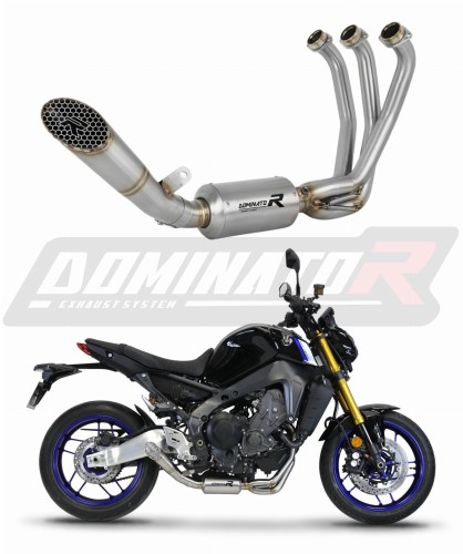 Yamaha MT 09 2021 - 2022 Цяла изпускателна система Гърне Ауспух Спортен ауспух Заглушител Колектор Изпускателна тръба Гърне GP3 Low Level DOMINATOR x
