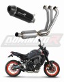 Yamaha MT 09 2021 - 2022 Цяла изпускателна система EX Ауспух Спортен ауспух Заглушител Колектор Изпускателна система HP3 BLACK Low Level DOMINATOR EXH