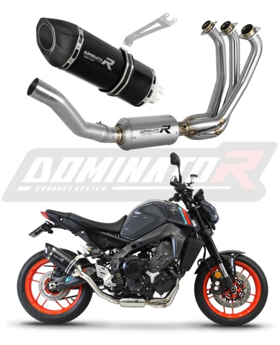 MT-09 2021 - 2022 АУСПУХ Yamaha Пълна система EX Заглушител Спортен ауспух Колектор Изпускателна система HP5 BLACK DOMINATOR x