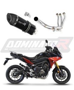 Yamaha MT 09 TRACER 900 2015 - 2020 Цяла система Колектор ауспух Заглушител HP5 BLACK + dB killer medium