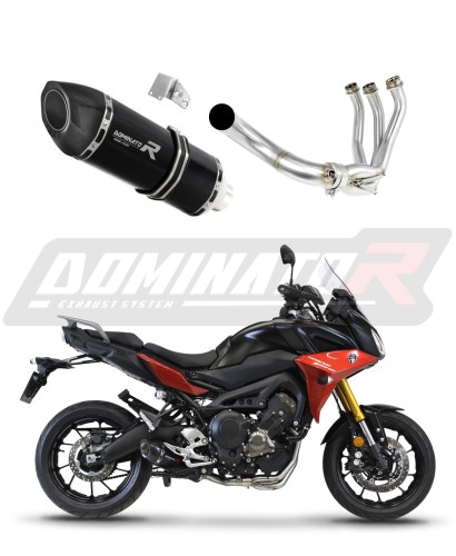 YAMAHA TRACER 900 2020 Цяла изпускателна система Заглушител Спортен ауспух Колектор Изпускателна система HP5 BLACK DOMINATOR x