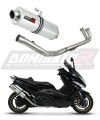 Yamaha T-MAX 500 2008 - 2011 Пълна система Колектор изпускател гърне OV + dB killer среден