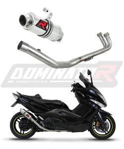 Yamaha T-MAX 500 2008 - 2011 Цялостна система Изпускателен колектор Заглушител GP1 + dB killer medium