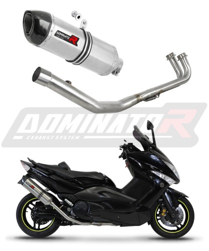 Yamaha T-MAX 500 Цялостна изпускателна система Ауспух Колектор Заглушител HP1 DOMINATOR x