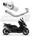 Yamaha T-MAX 500 Цяла изпускателна система Ауспух Спортен ауспух Заглушител Колектор Изпускателни тръби ST DOMINATOR x
