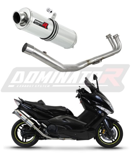 Yamaha T-MAX 500 Цяла изпускателна система Ауспух Спортен ауспух Заглушител Колектор Изпускателни тръби ST DOMINATOR x