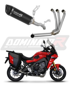Yamaha Tracer 9 / GT 2021 - 2024 Цялостна система Колектор ауспух Гърне HP6 BLACK + dB killer medium