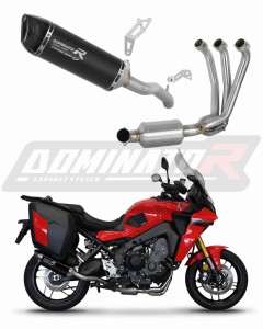 Yamaha Tracer 9 / GT 2021 - 2024 Пълна система Колектор ауспух Заглушител HP6 BLACK EX + dB killer medium