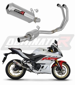 Yamaha YZF-R3 2019 - 2024 Цяла система Колектор ауспух Заглушител OV G2 EX + dB killer medium