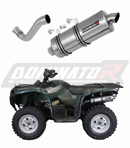 Yamaha YFM 700 Grizzly 2007 - 2015 мотоциклетен ауспух заглушител спортно гърне изпускателна система P7 Dominator Exhaust System x