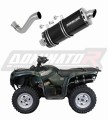 Yamaha YFM 700 Grizzly 2007 - 2015 мотоциклет Ауспух Глушител Спортен ауспух Заглушител Изпускателна система Гърне P7 BLACK Dominator Exhaust System x
