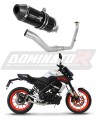 Yamaha MT 125 2021 - 2022 АУСПУХ Колектор Цяла изпускателна система Заглушител Спортен заглушител HP3 BLACK Изпускателна система Dominator x