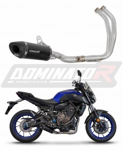 Yamaha MT 07 TRACER 2016 - 2019 Цяла система Колектор ауспух Заглушител HP8 BLACK + dB killer