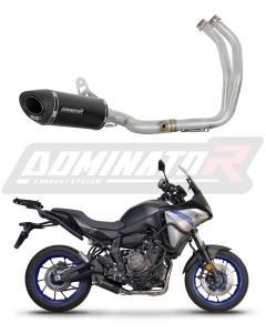 Yamaha Tracer 7 / GT 2020 - 2024 Цяла система Колектор ауспух Заглушител HP8 BLACK + dB killer